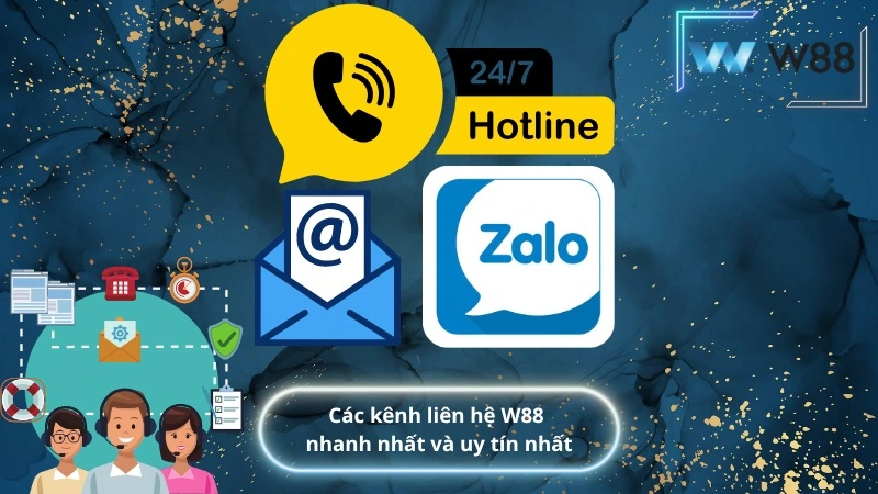 Các kênh liên hệ W88 nhanh nhất và uy tín nhất