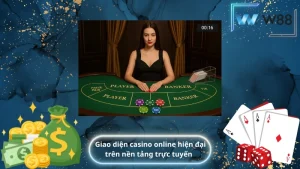 giao diện casino online hiện đại trên nền tảng trực tuyến
