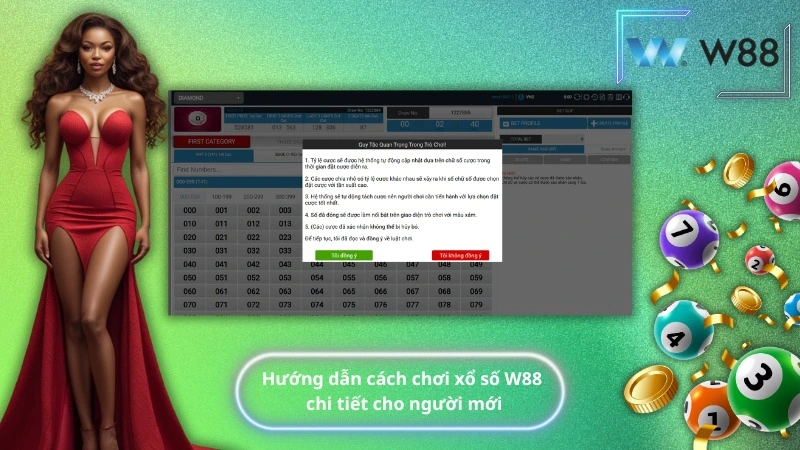 Hướng dẫn cách chơi xổ số W88 chi tiết cho người mới