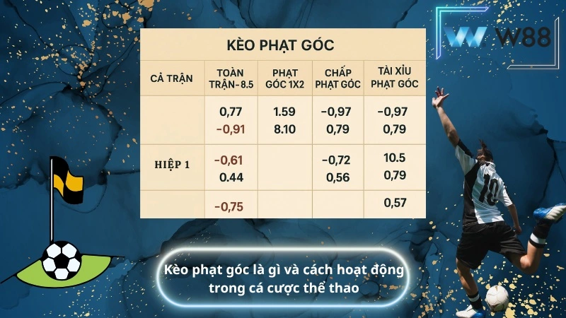 Kèo phạt góc là gì và cách hoạt động trong cá cược thể thao