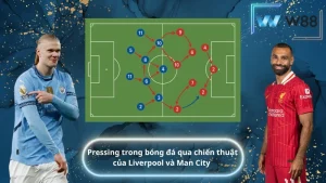 Pressing trong bóng đá qua chiến thuật của Liverpool và Man City
