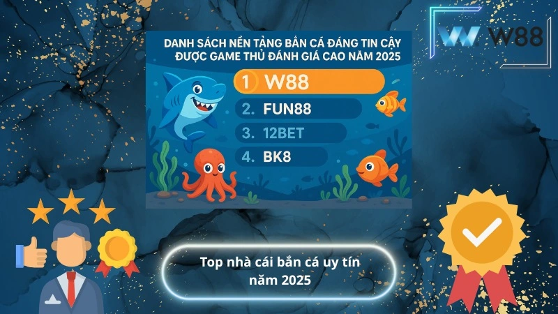 Top nhà cái bắn cá uy tín năm 2025