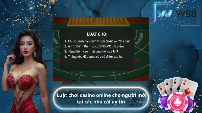 Luật chơi casino online cho người mới tại các nhà cái uy tín