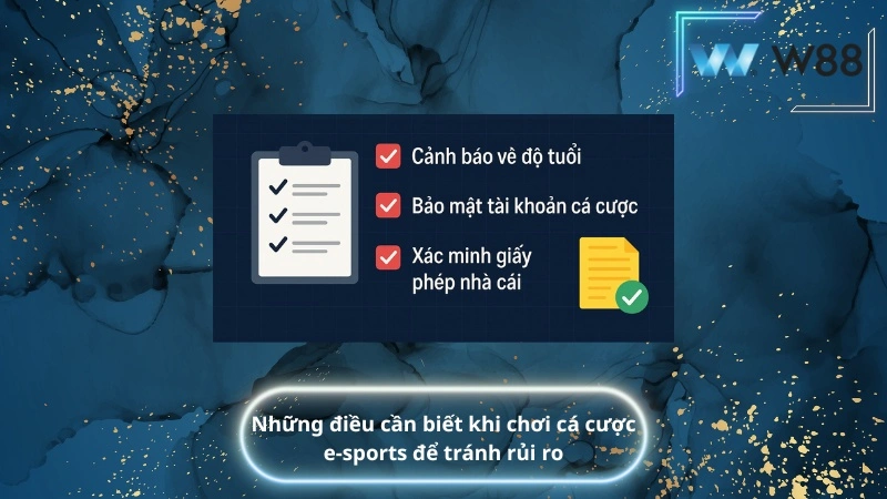 Những điều cần biết khi chơi cá cược e-sports để tránh rủi ro